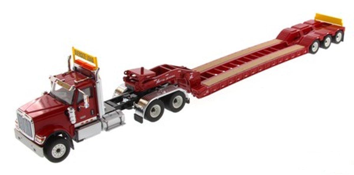 International HX520 Truck with XL 120 Trailer Rood - 1:50